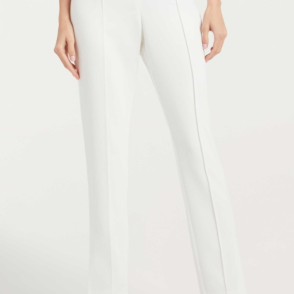 Cinq a Sept Pants - NWT Cinq a Sept Brianna Ivory Cropped Flare Pants Size 0